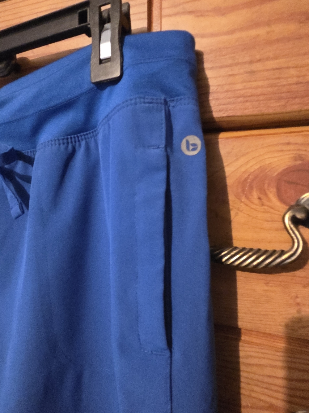 Royal Blue Drawstring Scrub Pants - Picture 4 of 8